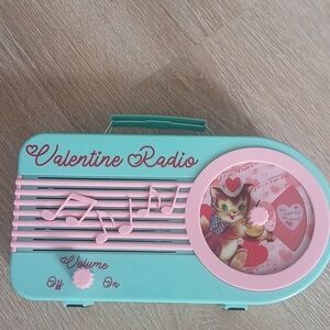 Mr Christmas Valentine Kitty Radio Toy 3 Stations Handle Mint Green Fun Gift